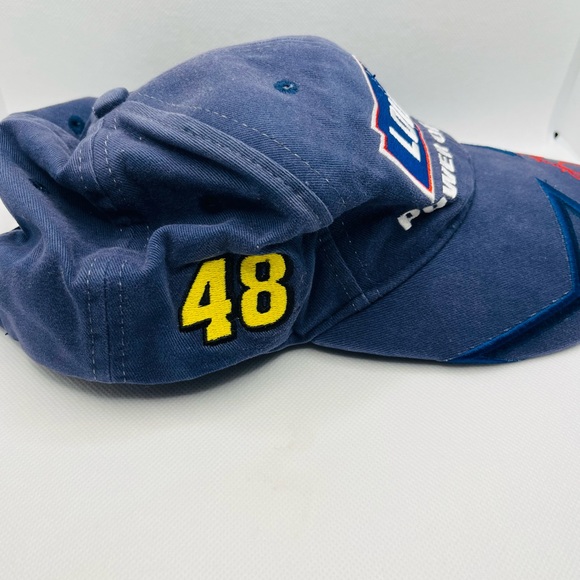 Embroidered Nascar Jimmy Johnson 48 Lowes USO Youth Racing Champions Apparel Hat - Picture 4 of 9